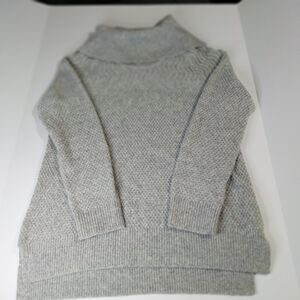 Calvin Klein Heather Gray Cowl Neck Sweater